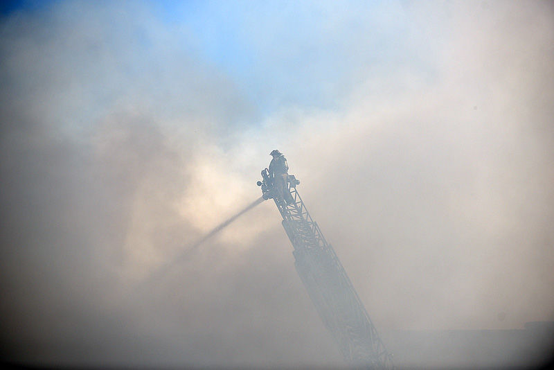 Fire destroys Meadow Gold building